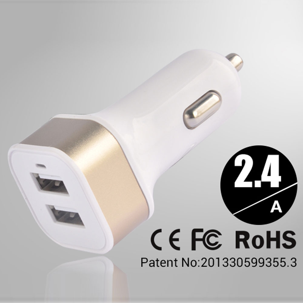 雙USB車(chē)載充電器